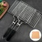 Non Stick Stainless Steel BBQ Mesh Grill Basket Mat For Meat Vegetable Steak Barbecue Picnic Party 2