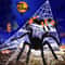 Giant Plush Spider Wire Plush Black And Multicolour Style For Party Or Halloween Decoration 5