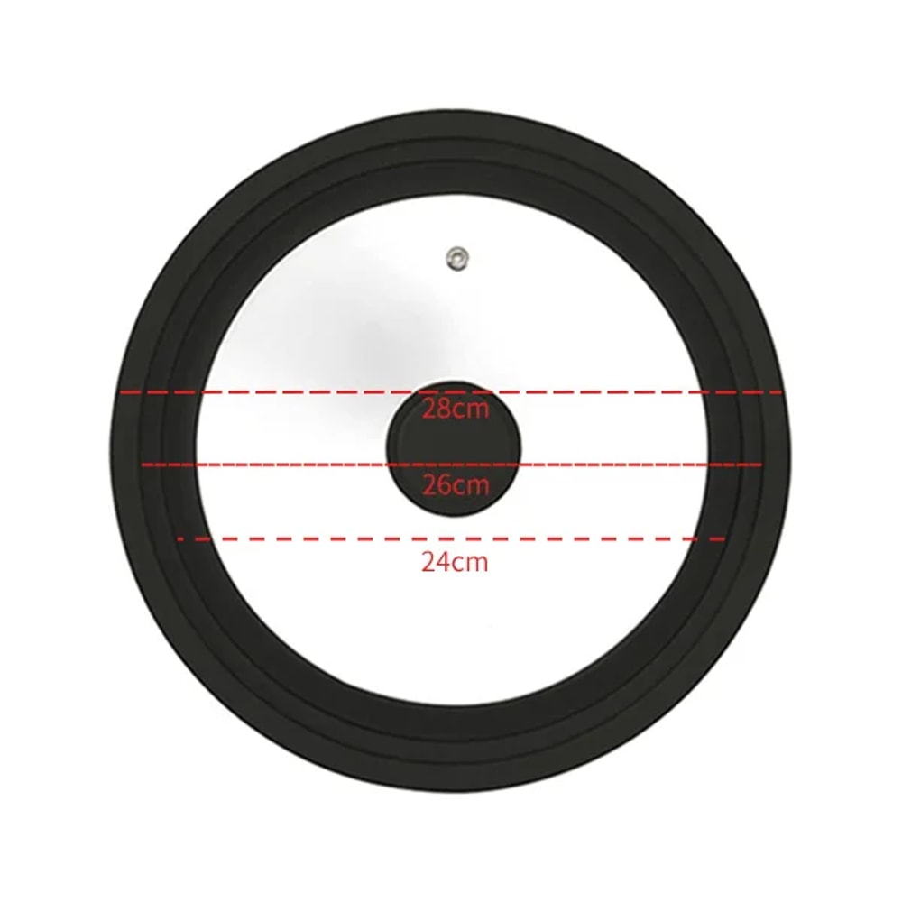 Silicone Glass Covers Microwave Lids Round Protector Stove Kitchen Accessories