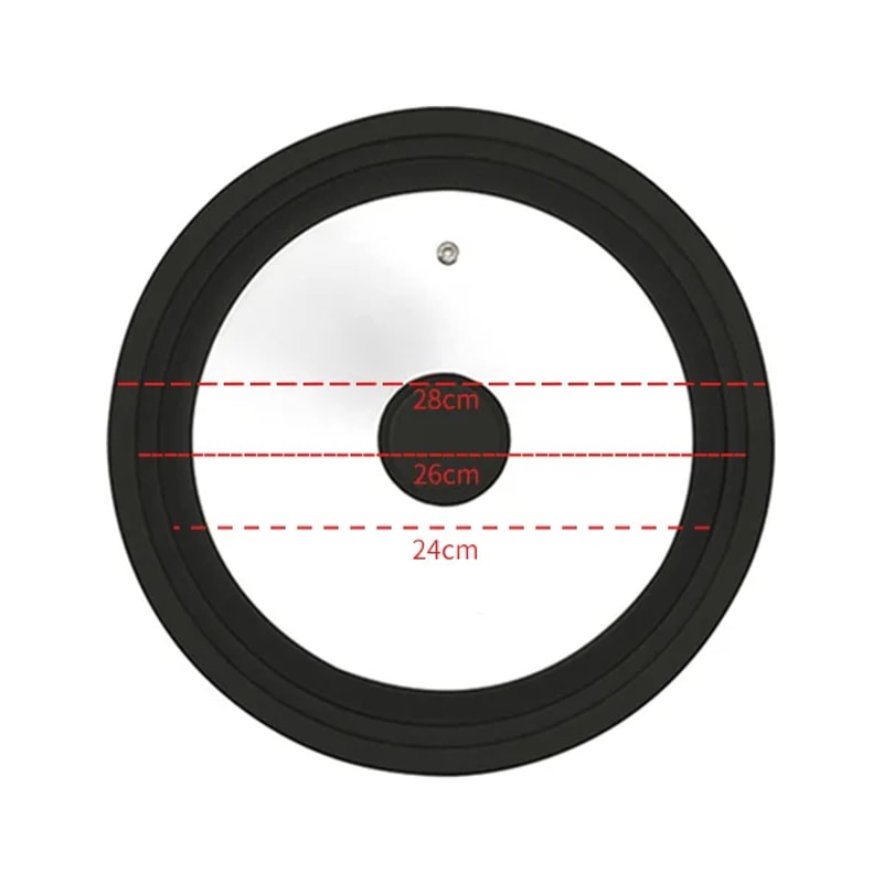 Silicone Glass Covers Microwave Lids Round Protector Stove Kitchen Accessories