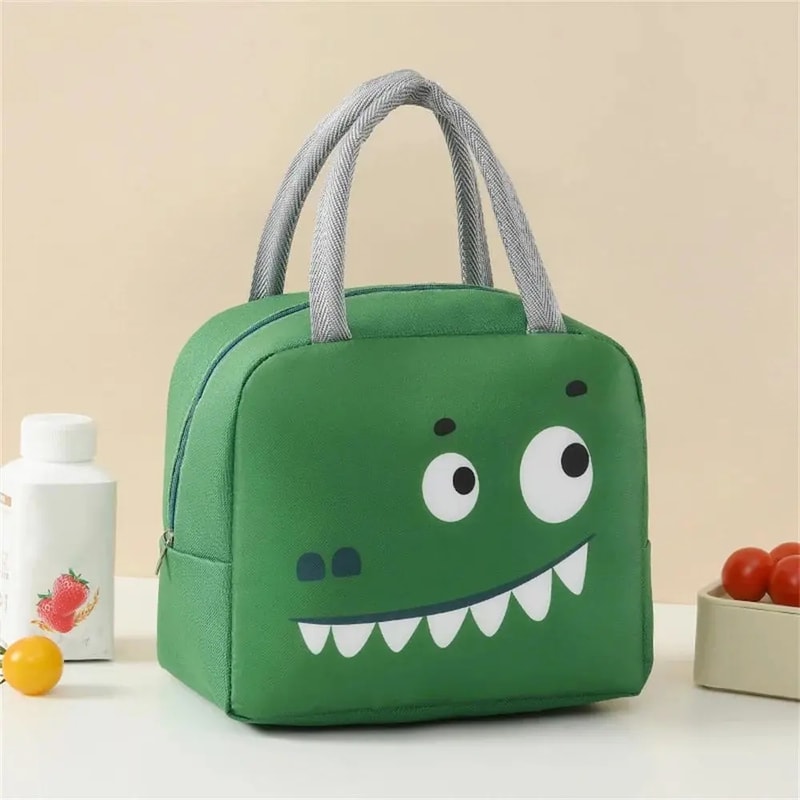 Reusable Thickened Insulation Lunch Bag Cute Cartoon Bag Organizer Kitchen Accessories Organizer