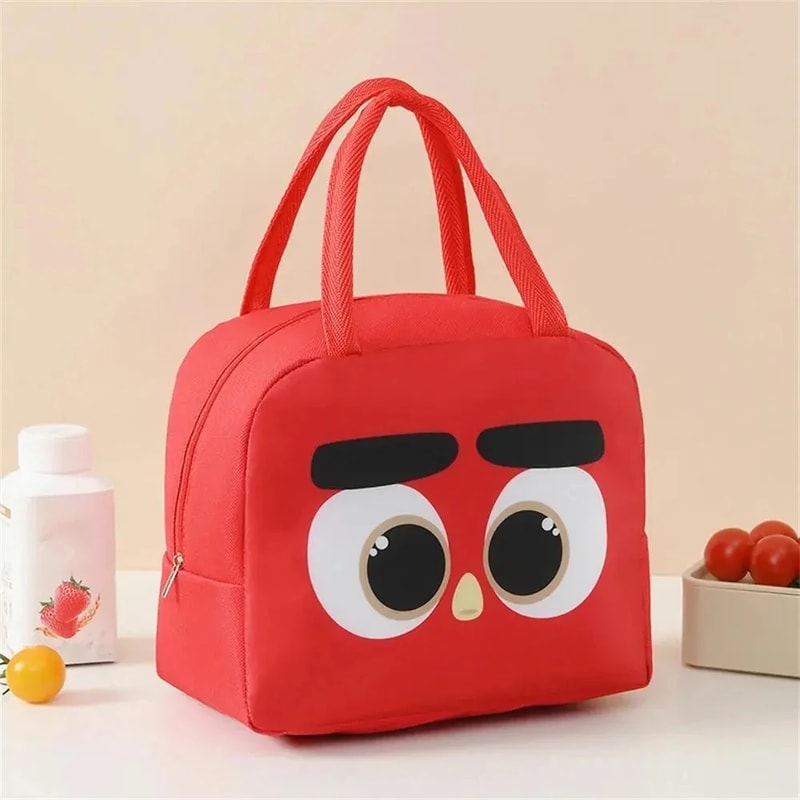 Reusable Thickened Insulation Lunch Bag Cute Cartoon Bag Organizer Kitchen Accessories Organizer
