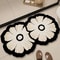 Super Absorbent Diatomaceous Floor Mat Flower Pattern NonSlip Bathroom Carpet Rug AntiFouling 1
