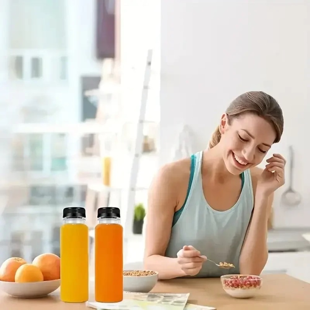 Portable Sport Water Bottle Large Capacity Transparent Cup Simple Plastic Water Cup Outdoor Camping 1