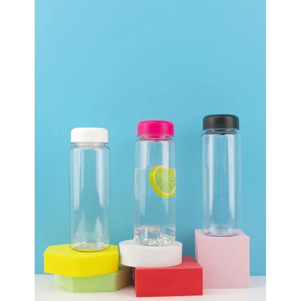 Portable Sport Water Bottle Large Capacity Transparent Cup Simple Plastic Water Cup Outdoor Camping 2