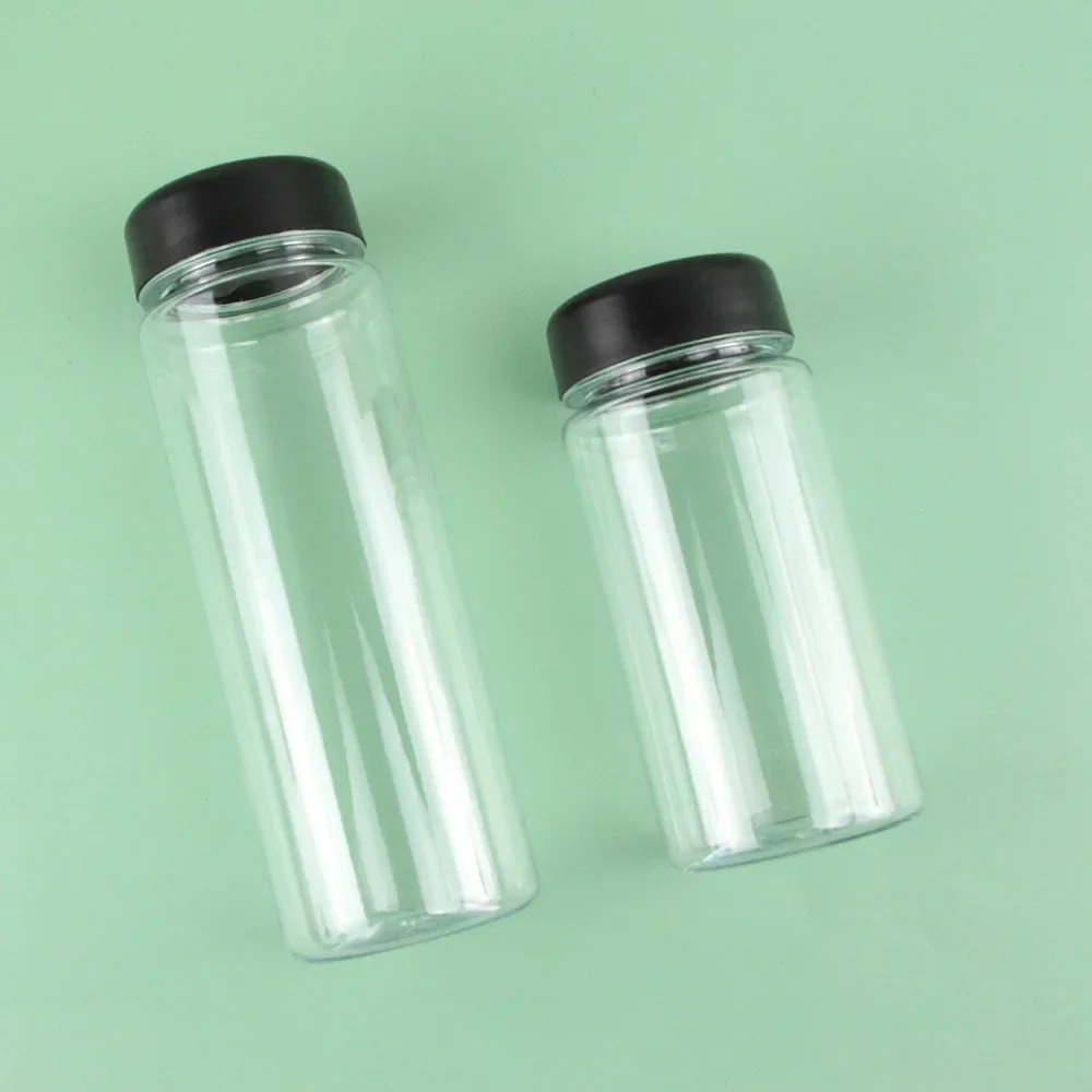 Portable Sport Water Bottle Large Capacity Transparent Cup Simple Plastic Water Cup Outdoor Camping 7