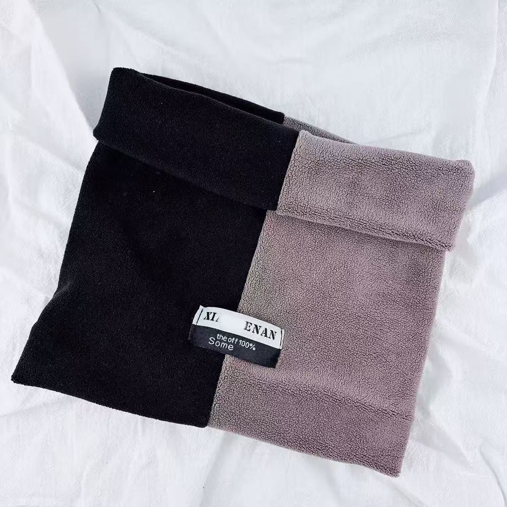 Winter Women Warm Neck Warmer Fleece Scarf Face Mask Thermal Windproof Neck Cover Ideal For Outdoor 5