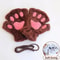 Fingerless Gloves With Bear Cat Design Plush Animal Paw Gloves For Casual Winter Streetwear And The 4