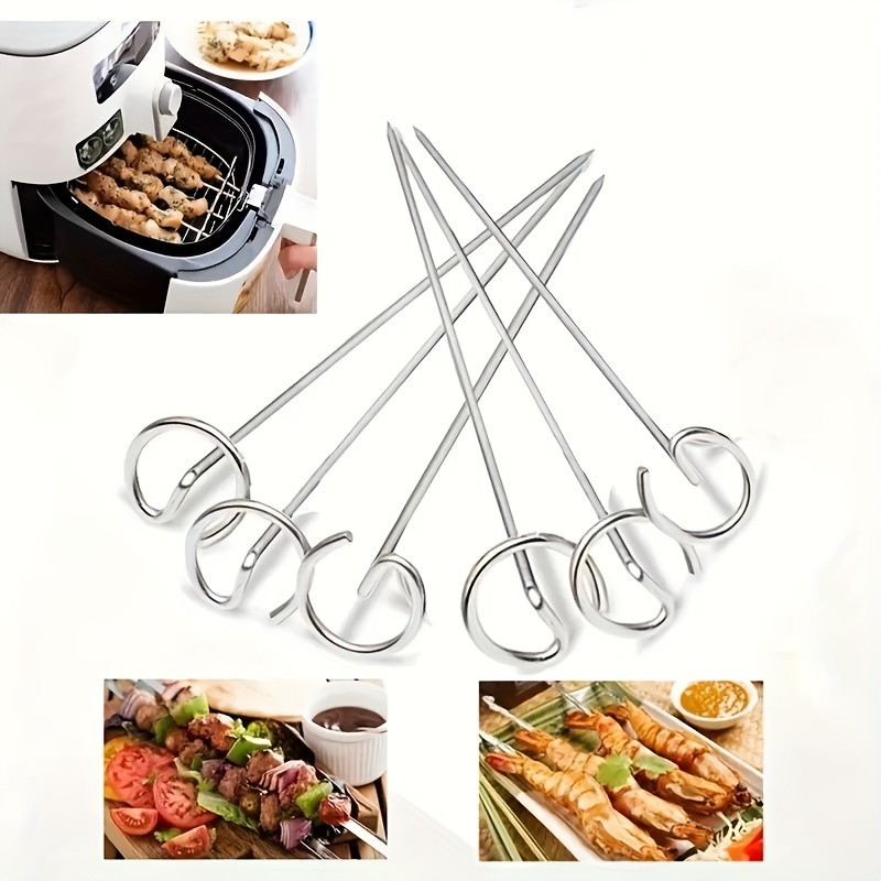 Vertical Grill Skewer Grill Air Fryer Oven Accessories Food Grade 304 Stainless Steel Special Bakin 2