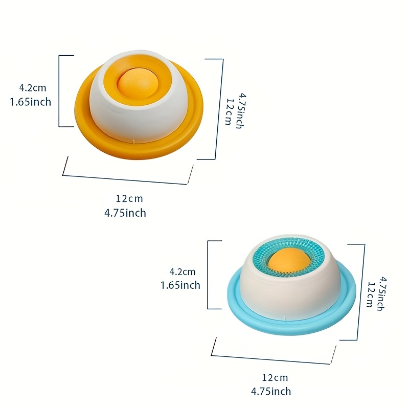 Slow Feeder Pet Lick Mat Yogurt Licking Plate Interactive Snack Bowl for Dogs and Cats