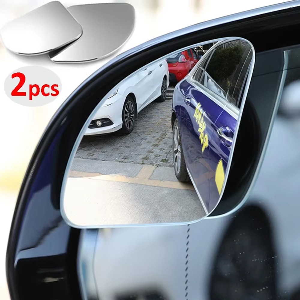 Universal Fit Glass Car Blind Spot Rearview Mirror Adjustable Highdefinition For All Cars 2