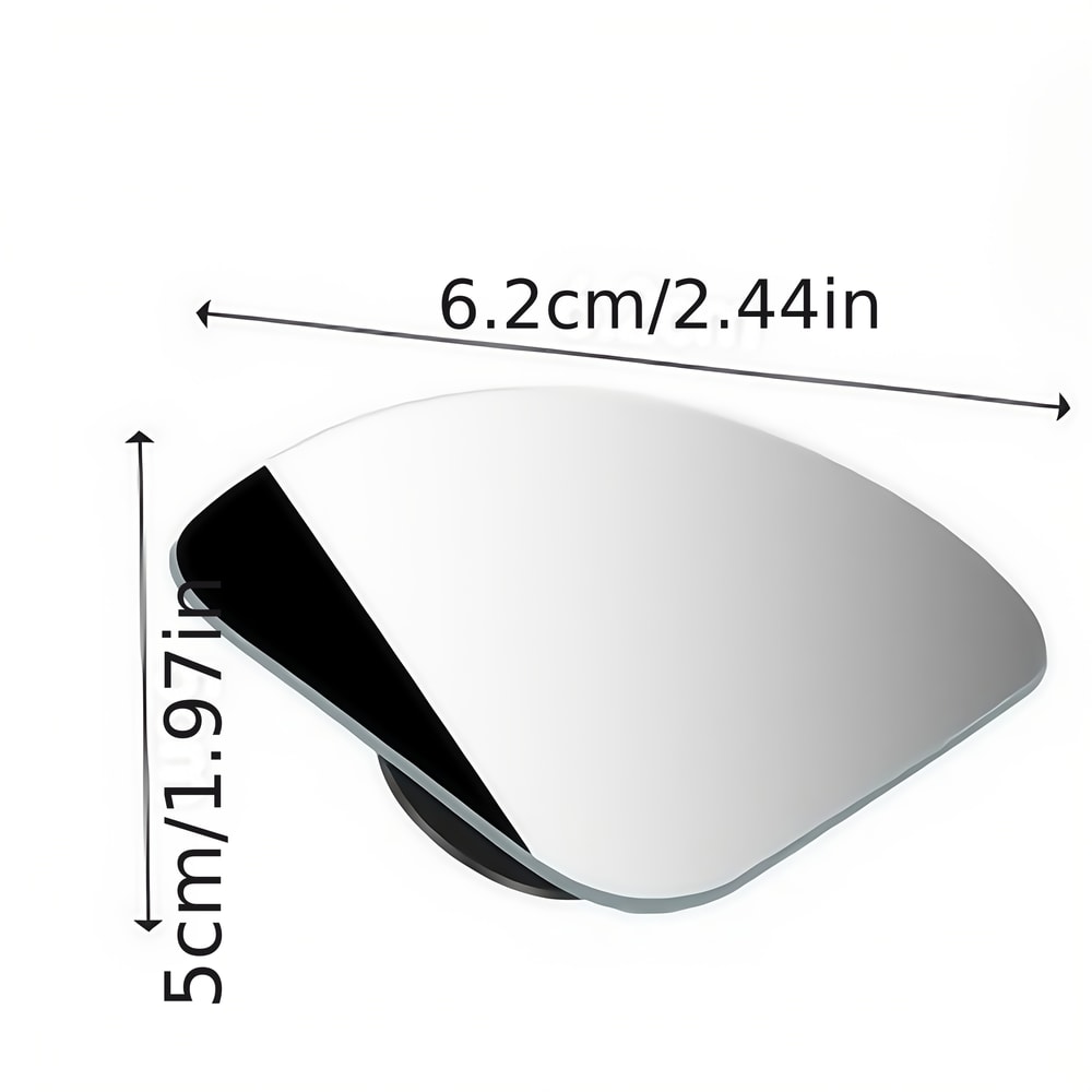 Universal Fit Glass Car Blind Spot Rearview Mirror Adjustable Highdefinition For All Cars 3