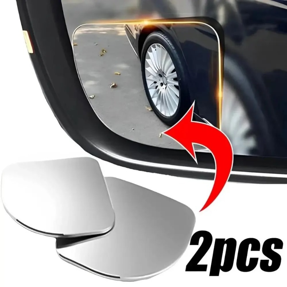 Universal Fit Glass Car Blind Spot Rearview Mirror Adjustable Highdefinition For All Cars 4