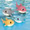 Summer Cartoon Shark Baby Water Play Toy With Wind Up Chain Bath Shower Toy For Outdoor Fun 0