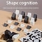 Childrens Intelligent Puzzle Toys Level ParentChild Interactive Tabletop Game Black And White Hidde 3