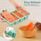 1pc Silicone Freezer Tray With Lid Durable Kitchen Storage For Soup Broth Sauces Stackable Food 4