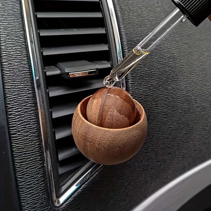 Car Home Essential Oil Diffuser Made Of Wood Mini Cute Natural Fragrance Diffuser Suitable For Be 0