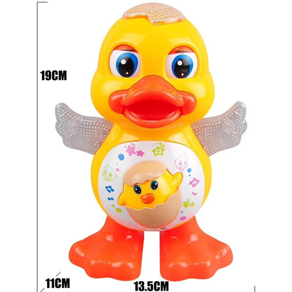Electric Dancing Duck Funny Blink Eyes Flashing Light Shake The Body Cute Musical Cartoon Animal Ed 5