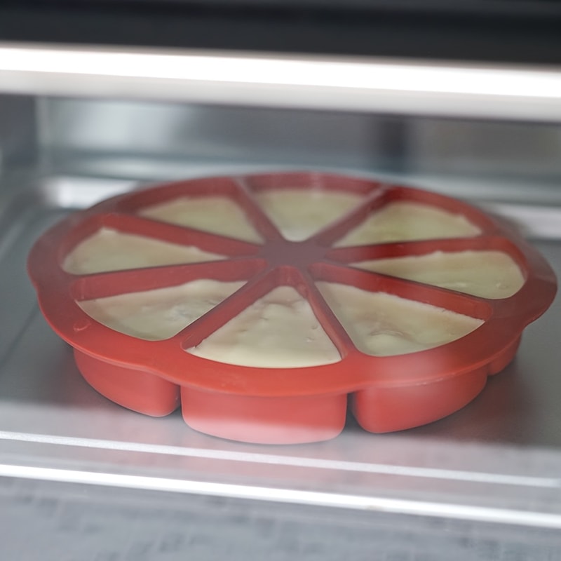 Silicone Triangle Cake Mold Set Non Stick Baking Tray For Brownies Pancakes Cupcakes 2