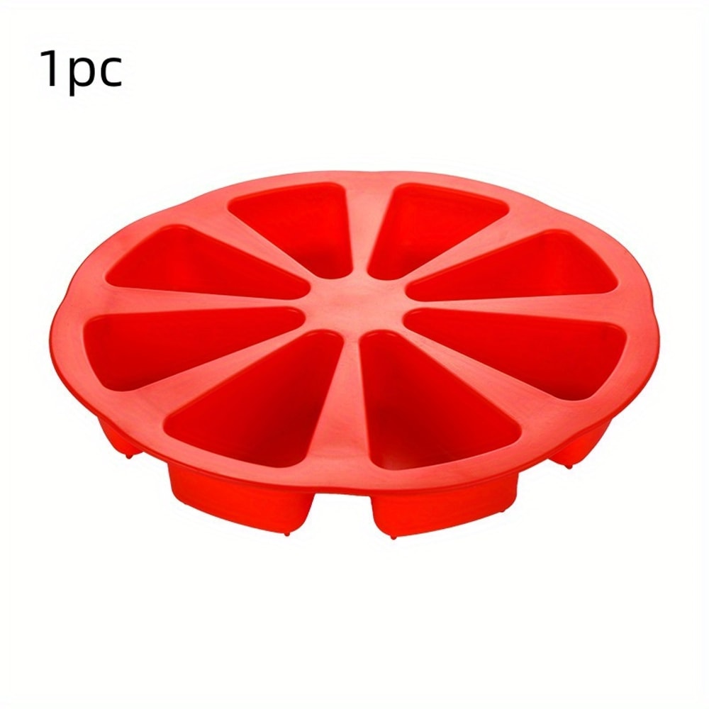 Silicone Triangle Cake Mold Set Non Stick Baking Tray For Brownies Pancakes Cupcakes 5