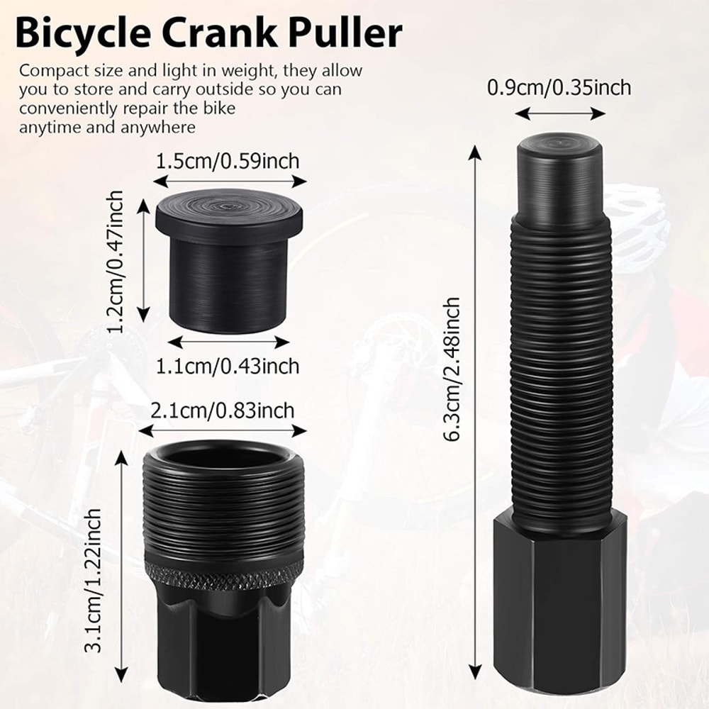 Bicycle Crank Arm Puller Crankset Remover Extractor Bike Tools Carbon Steel Mountain Repair Tool 4