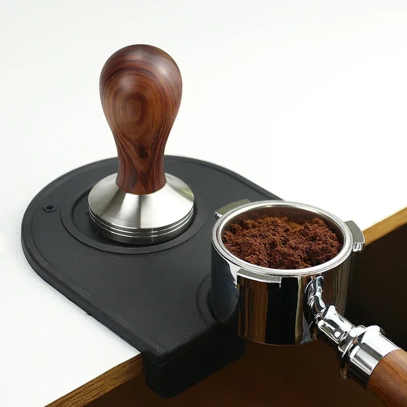 Mat Coffee Powder Pad NonSlip Silicone Tamping Station Barista Tools For Home Kitchen 2