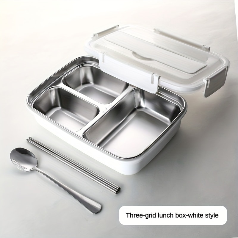 Durable LeakProof Stainless Steel Lunch Box Container For Students And Office Workers 6