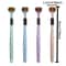 Ergonomic Manual Toothbrush Set With Soft Grip Handle Golden Volcanic Bristles Replacement Brush He 4
