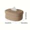 Stylish HandWoven Fabric Tissue Box Holder Washable Multifunctional Storage Lightweight For Face To 3