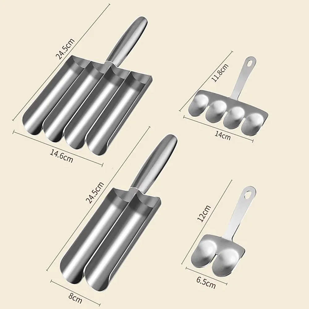 Stainless Steel Meatball Maker Meatball Making Tools With Cutting Spade Multifunction Manual Scoop 2