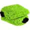 HighQuality Car Cleaning Microfiber Gloves LintFree ScratchFree Green Car Wash Gloves 0