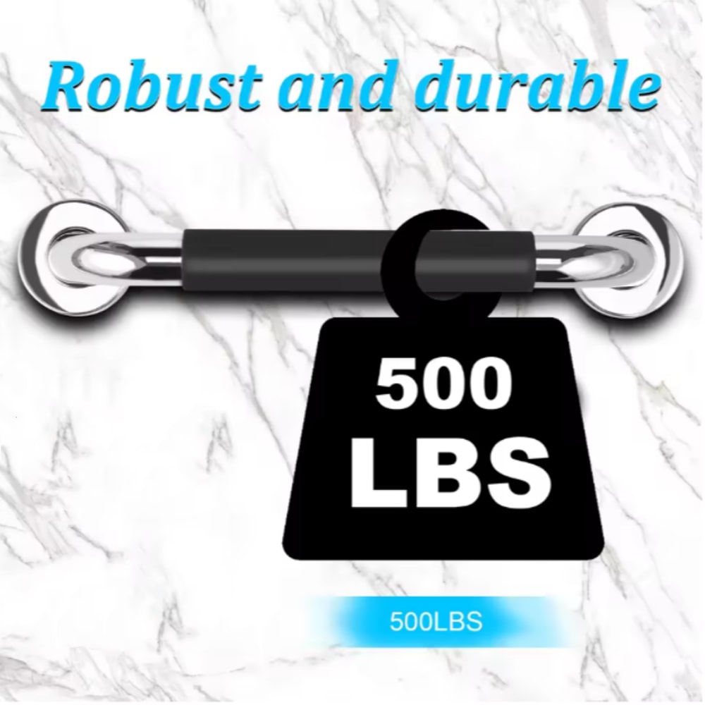 Stainless Steel Plastic Shower Toilet Handrail Anti Slip Tub Grab Bar Prevent Falls Support Handle 2