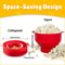 Microwave Popcorn Maker Large Capacity Foldable Silicone Bowl Dishwasher Safe For Perfect Family 0