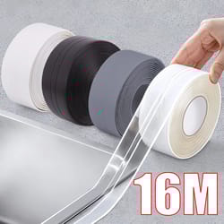 self adhesive pvc waterproof sealing tape strips bathroom shower wall sticker mold proof kitchen sink caulk strip