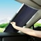Automatic Retractable Car Sunshade Easy Install UV Protection Heat Insulation Adhesive Curtain 0