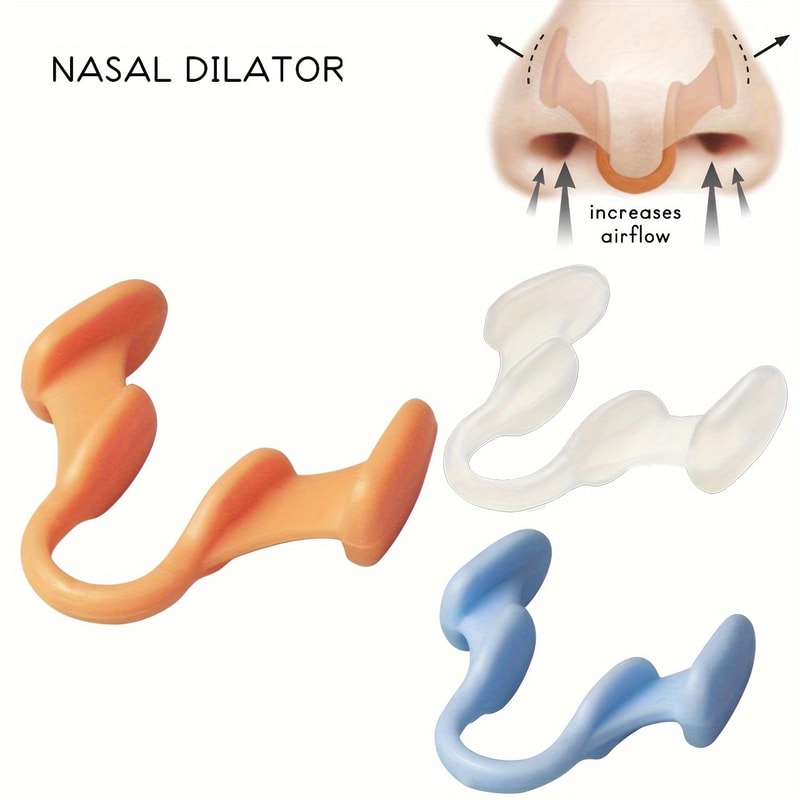 Silicone Nose Expanders Sleep Aid Enhances Oxygen Flow Snoring Relief Improves Sleep 0