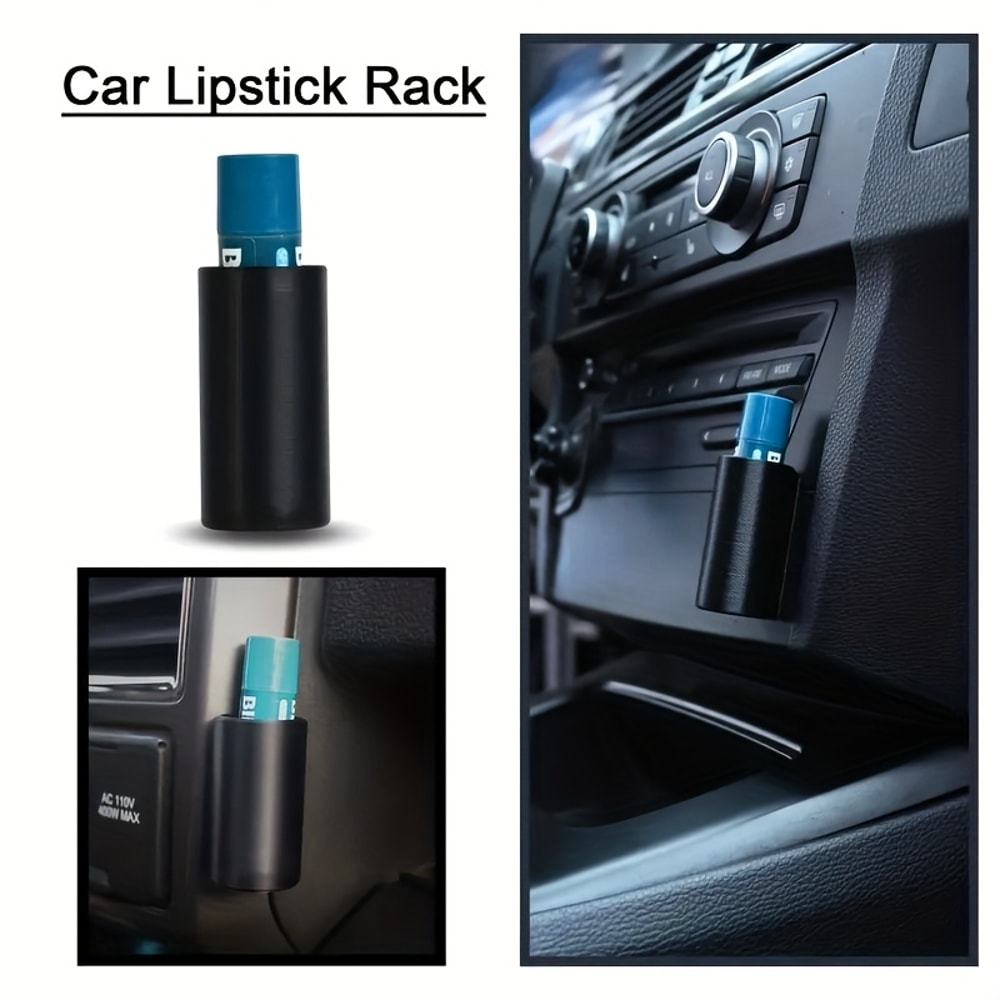 Portable Small Item Organizer Rack For Cosmetics Universal Silicone Car Lipstick Holder With Practi 2