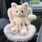 Plush Seat For Car Air Aromatreatment Decoration Labubu Car Doll Safety Seat Doll Fits All Dolls 1