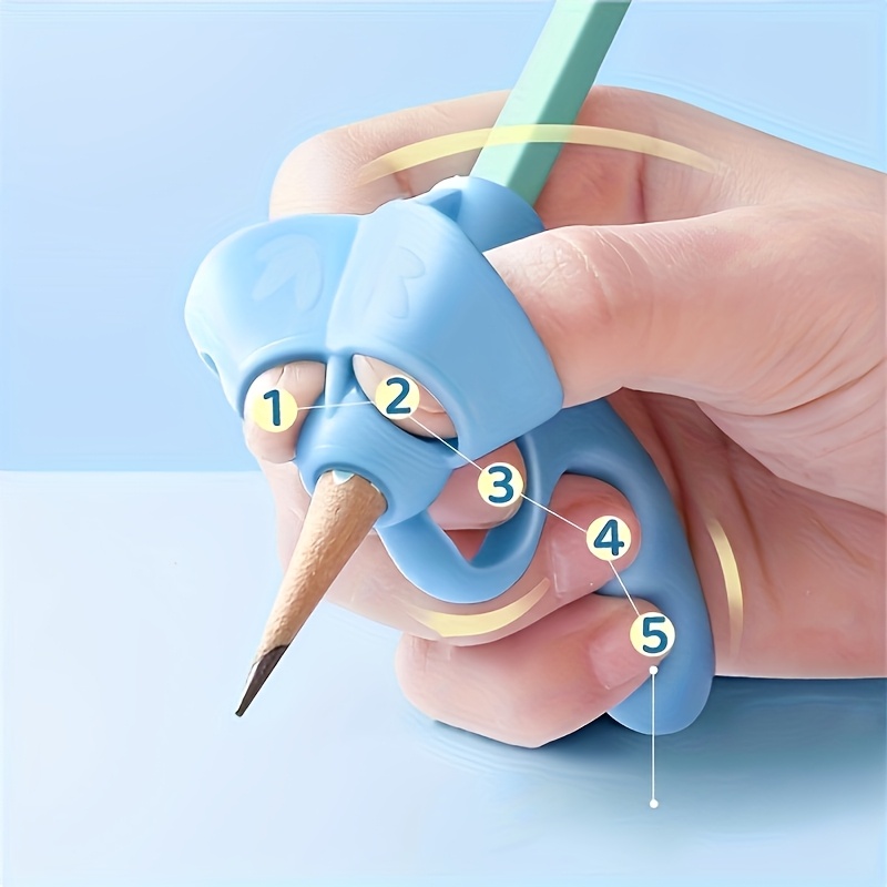 Handwriting Practice Aid Silicone Pen Grip Correctors Soft Rubber Pencil Holders For Posture And Er 0