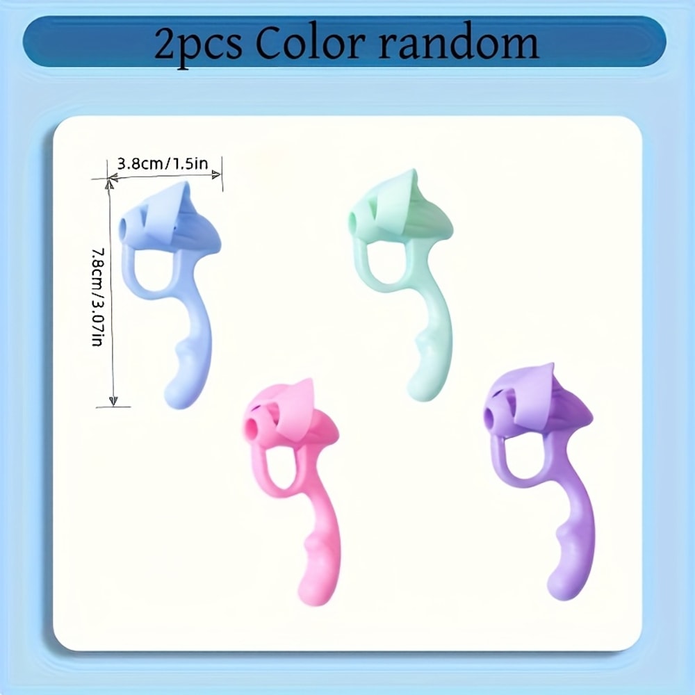Handwriting Practice Aid Silicone Pen Grip Correctors Soft Rubber Pencil Holders For Posture And Er 5