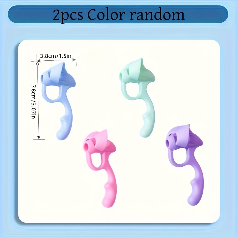 Handwriting Practice Aid Silicone Pen Grip Correctors Soft Rubber Pencil Holders For Posture And Er 5