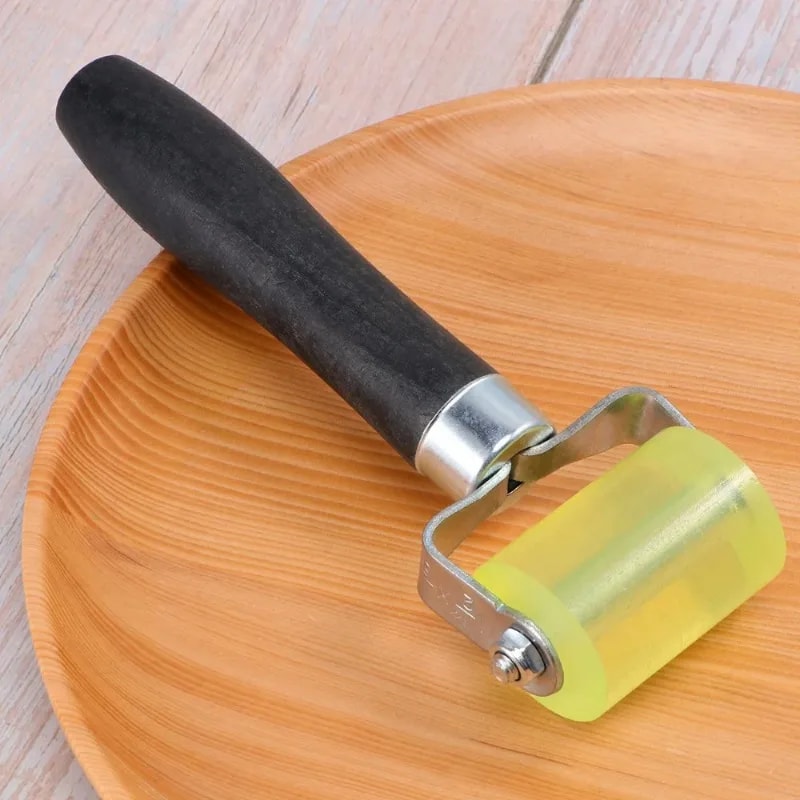 Rubber Seam Roller for Wallpaper & Car Sound Deadener - Mural Pressure Roller for Smooth Application