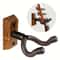 Premium Zebra Wood Guitar Wall Mount With Rotating Hooks Universal Guitar Hanger For All Sizes 1