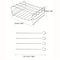 Air Fryer Square Grill Set With Barbecue Skewers Cooking Rack Stainless Steel Air Fryer Accessori 5