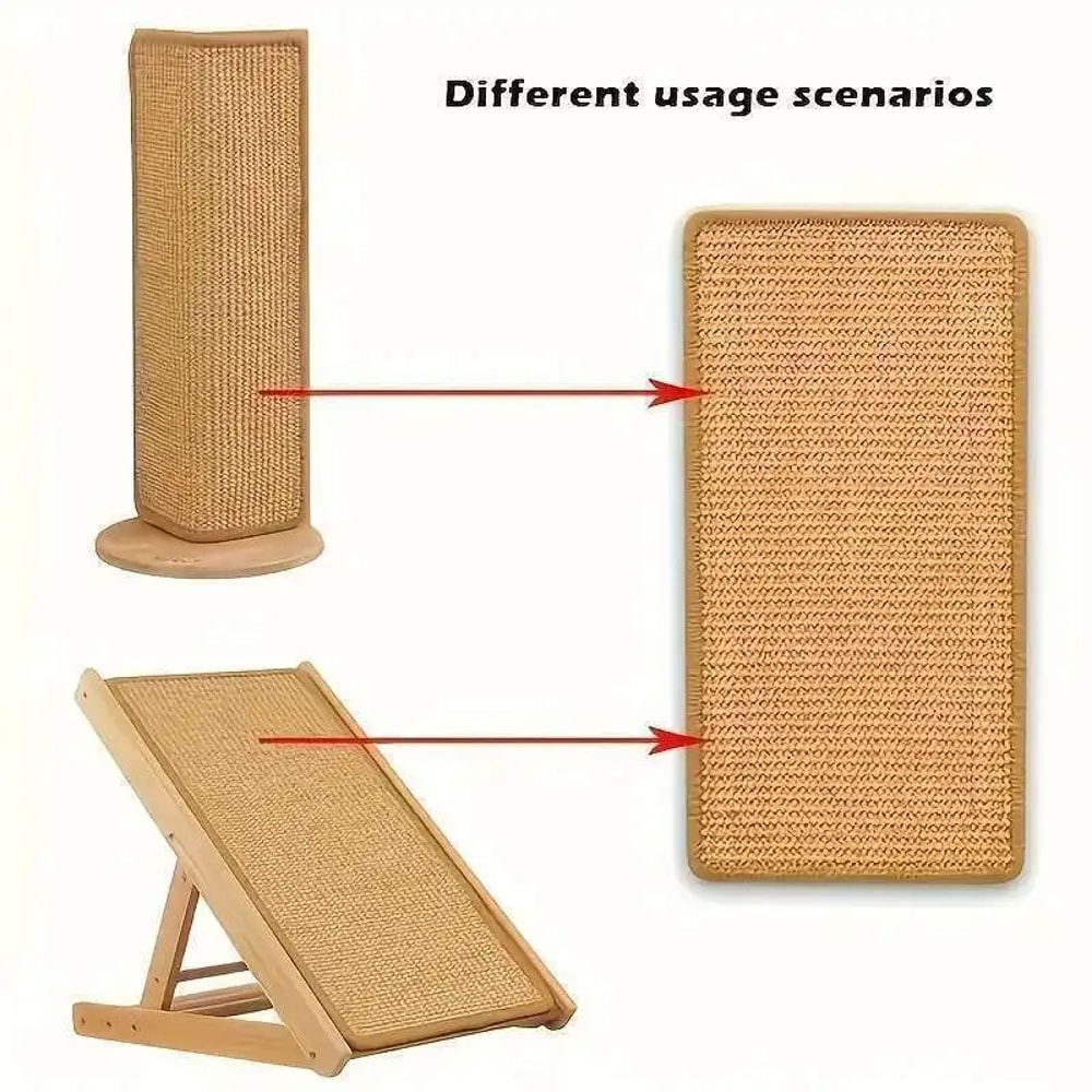 Durable Hemp Rope Scratching Board for Cats and Rabbits – Sofa Safety Design, Multi-layer Exercise Board.