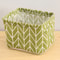 Cotton Hemp Fabric Storage Basket With Handles For Tabletop And Closet Organization 5