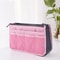 Large Capacity Makeup Bag With Double Zipper Travel Organizer 4
