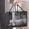 Collapsible Mesh Drain Basket Travel Toiletry Organizer with Carry Handle