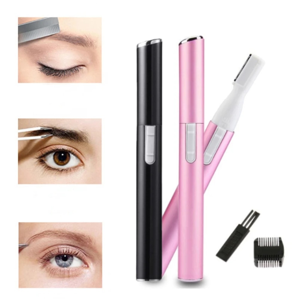 Electric Eyebrow Trimmer Mini Facial Shaver for Hair Removal, Body, Lips, Neck, Arms, and Legs