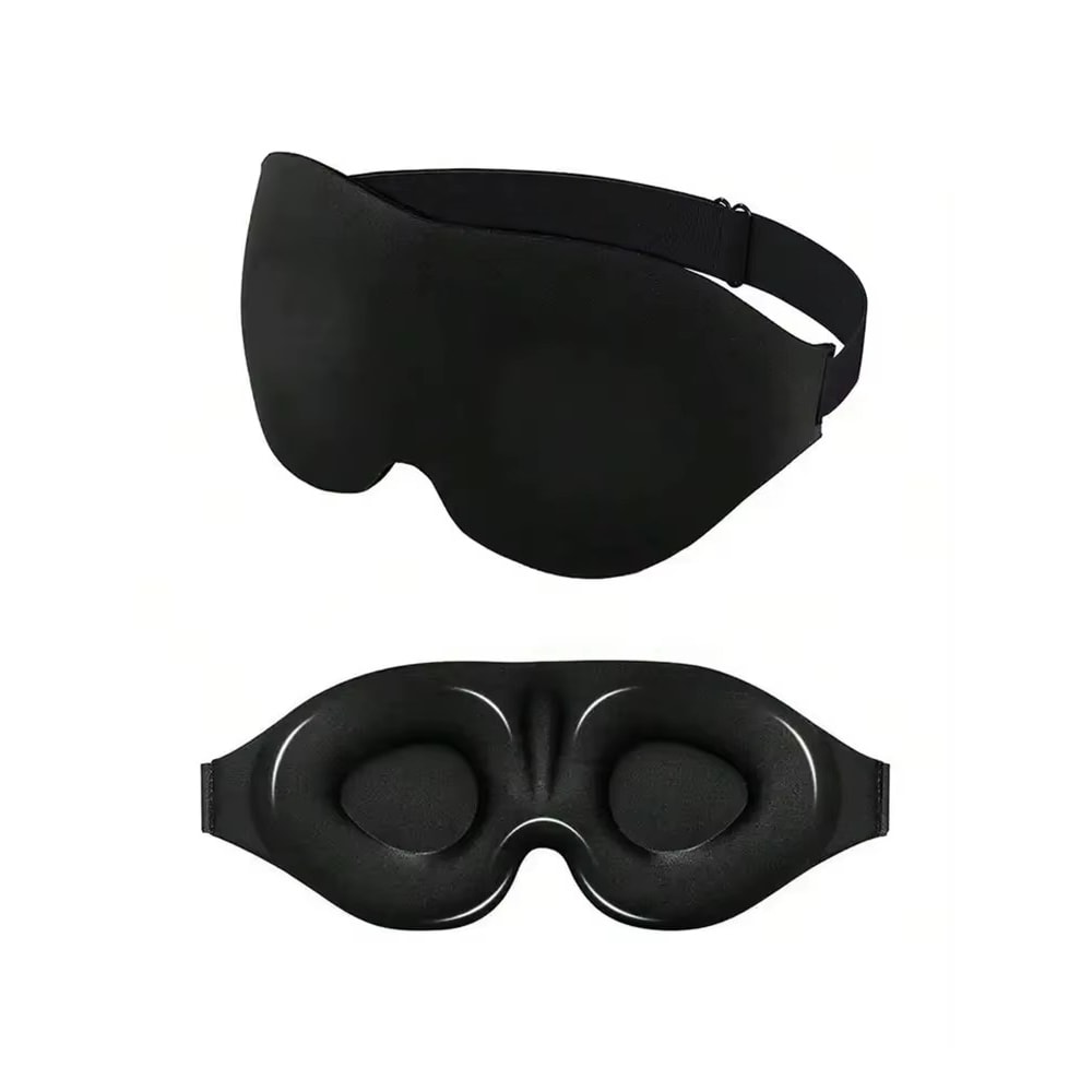 Adjustable Sleep Mask for Men and Women – Light Blocking, No Pressure Eye Mask